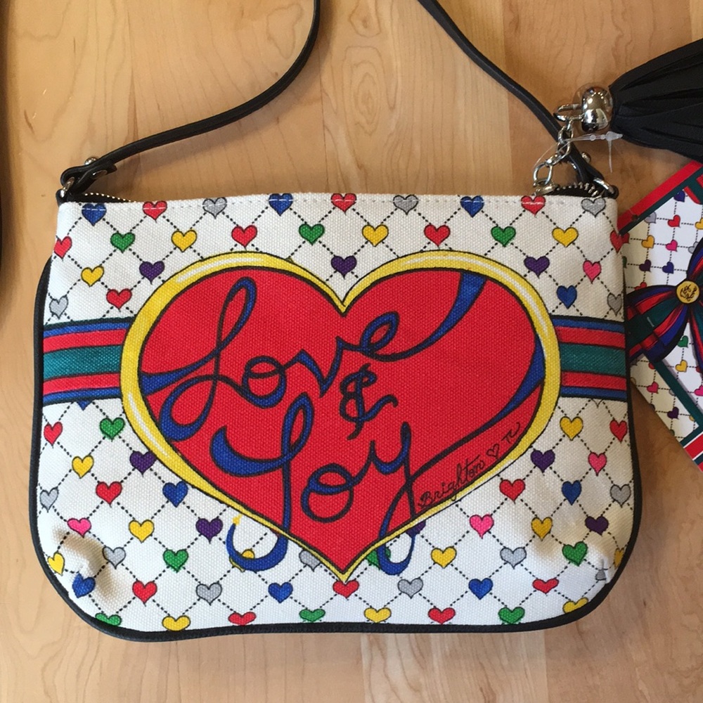 Brighton Love & Joy Pouch Crossbody Purse - Picture 4 of 9